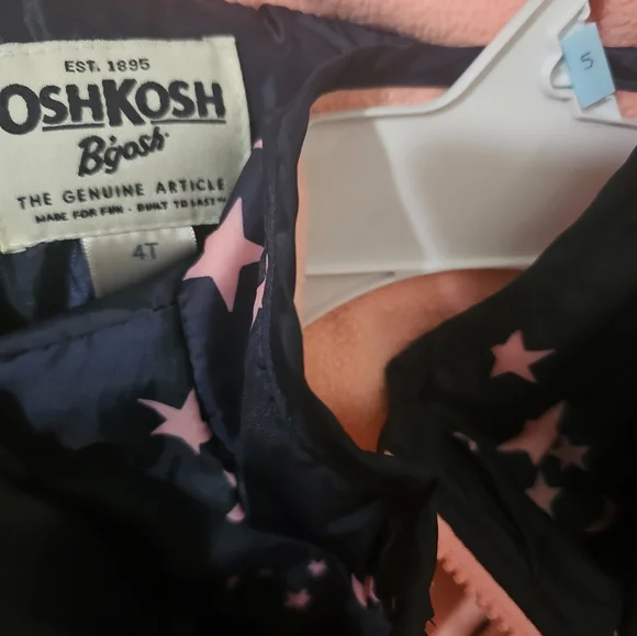 4T Girls OshKosh Jacket with adjustable liner - Picture 4 of 5